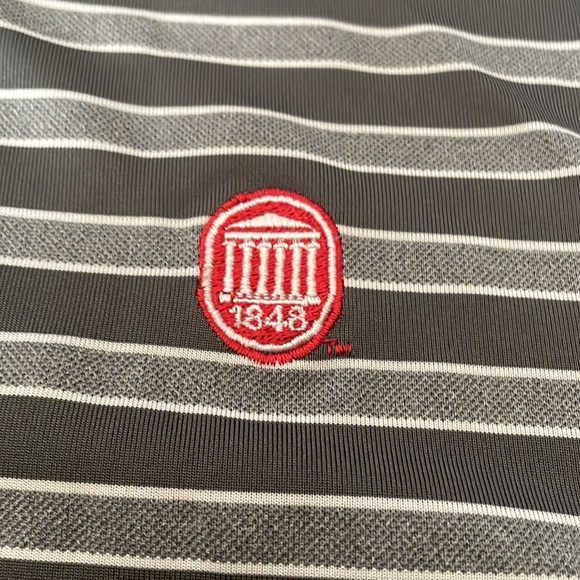 Mens three button collar shirt with “university of Mississippi Lyceum” emblem - Picture 2 of 3